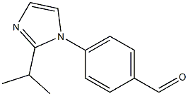 4-[2-(propan-2-yl)-1H-imidazol-1-yl]benzaldehyde Structure