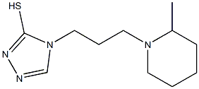 4-[3-(2-methylpiperidin-1-yl)propyl]-4H-1,2,4-triazole-3-thiol Structure