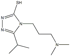 4-[3-(dimethylamino)propyl]-5-(propan-2-yl)-4H-1,2,4-triazole-3-thiol Structure