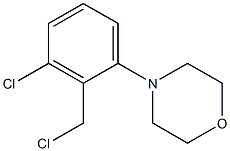 4-[3-chloro-2-(chloromethyl)phenyl]morpholine 구조식 이미지