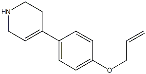 4-[4-(allyloxy)phenyl]-1,2,3,6-tetrahydropyridine 구조식 이미지