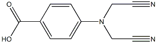 4-[bis(cyanomethyl)amino]benzoic acid Structure