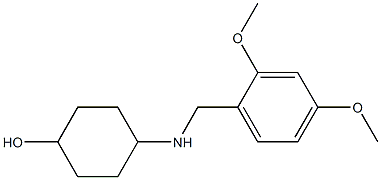 4-{[(2,4-dimethoxyphenyl)methyl]amino}cyclohexan-1-ol Structure