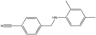 4-{[(2,4-dimethylphenyl)amino]methyl}benzonitrile 구조식 이미지
