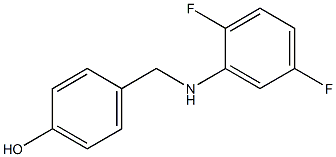 4-{[(2,5-difluorophenyl)amino]methyl}phenol 구조식 이미지