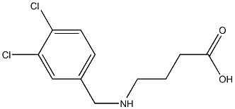 4-{[(3,4-dichlorophenyl)methyl]amino}butanoic acid Structure