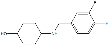 4-{[(3,4-difluorophenyl)methyl]amino}cyclohexan-1-ol Structure