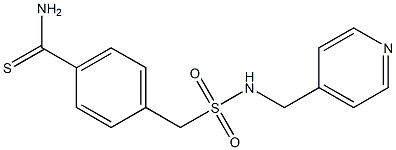 4-{[(pyridin-4-ylmethyl)sulfamoyl]methyl}benzene-1-carbothioamide Structure