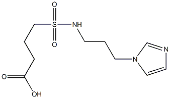 4-{[3-(1H-imidazol-1-yl)propyl]sulfamoyl}butanoic acid Structure