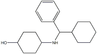 4-{[cyclohexyl(phenyl)methyl]amino}cyclohexan-1-ol 구조식 이미지