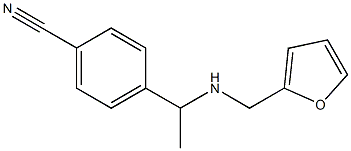 4-{1-[(2-furylmethyl)amino]ethyl}benzonitrile 구조식 이미지