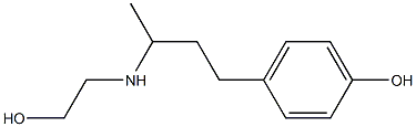 4-{3-[(2-hydroxyethyl)amino]butyl}phenol 구조식 이미지