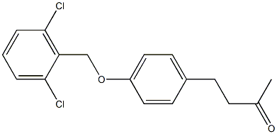 4-{4-[(2,6-dichlorophenyl)methoxy]phenyl}butan-2-one Structure