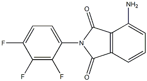 4-amino-2-(2,3,4-trifluorophenyl)-2,3-dihydro-1H-isoindole-1,3-dione Structure