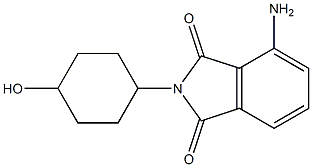 4-amino-2-(4-hydroxycyclohexyl)-2,3-dihydro-1H-isoindole-1,3-dione Structure