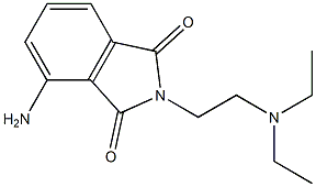 4-amino-2-[2-(diethylamino)ethyl]-2,3-dihydro-1H-isoindole-1,3-dione 구조식 이미지