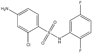 4-amino-2-chloro-N-(2,5-difluorophenyl)benzene-1-sulfonamide Structure