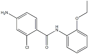 4-amino-2-chloro-N-(2-ethoxyphenyl)benzamide Structure