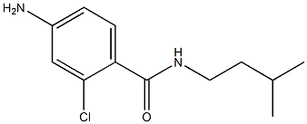 4-amino-2-chloro-N-(3-methylbutyl)benzamide 구조식 이미지