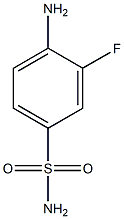 4-amino-3-fluorobenzenesulfonamide Structure