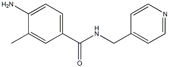 4-amino-3-methyl-N-(pyridin-4-ylmethyl)benzamide 구조식 이미지