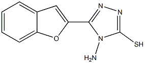4-amino-5-(1-benzofuran-2-yl)-4H-1,2,4-triazole-3-thiol Structure