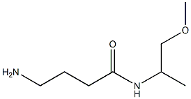 4-amino-N-(2-methoxy-1-methylethyl)butanamide 구조식 이미지