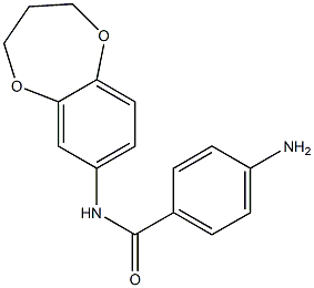 4-amino-N-(3,4-dihydro-2H-1,5-benzodioxepin-7-yl)benzamide Structure
