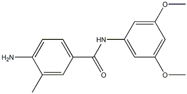 4-amino-N-(3,5-dimethoxyphenyl)-3-methylbenzamide 구조식 이미지