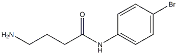 4-amino-N-(4-bromophenyl)butanamide 구조식 이미지