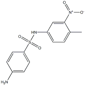 4-amino-N-(4-methyl-3-nitrophenyl)benzene-1-sulfonamide 구조식 이미지