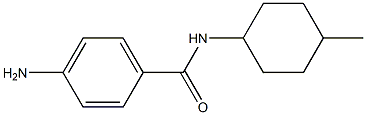 4-amino-N-(4-methylcyclohexyl)benzamide Structure