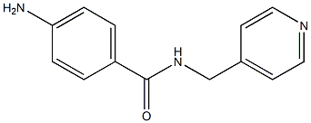 4-amino-N-(pyridin-4-ylmethyl)benzamide 구조식 이미지