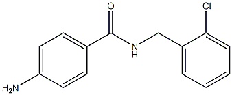 4-amino-N-[(2-chlorophenyl)methyl]benzamide 구조식 이미지