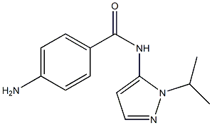 4-amino-N-[1-(propan-2-yl)-1H-pyrazol-5-yl]benzamide 구조식 이미지