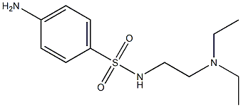 4-amino-N-[2-(diethylamino)ethyl]benzenesulfonamide 구조식 이미지