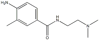4-amino-N-[2-(dimethylamino)ethyl]-3-methylbenzamide 구조식 이미지