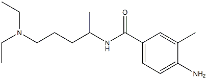 4-amino-N-[5-(diethylamino)pentan-2-yl]-3-methylbenzamide Structure