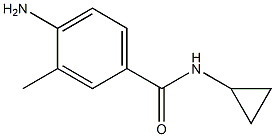 4-amino-N-cyclopropyl-3-methylbenzamide Structure