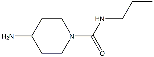 4-amino-N-propylpiperidine-1-carboxamide 구조식 이미지