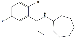 4-bromo-2-[1-(cycloheptylamino)propyl]phenol 구조식 이미지
