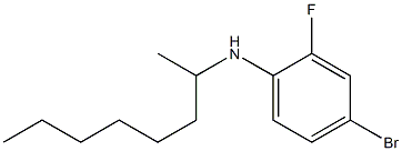 4-bromo-2-fluoro-N-(octan-2-yl)aniline Structure