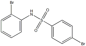 4-bromo-N-(2-bromophenyl)benzene-1-sulfonamide Structure