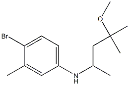 4-bromo-N-(4-methoxy-4-methylpentan-2-yl)-3-methylaniline 구조식 이미지