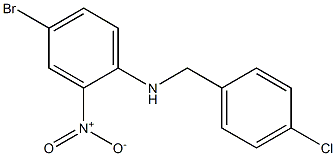 4-bromo-N-[(4-chlorophenyl)methyl]-2-nitroaniline Structure