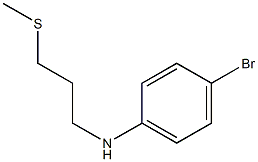 4-bromo-N-[3-(methylsulfanyl)propyl]aniline Structure