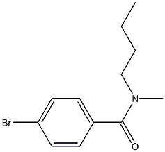 4-bromo-N-butyl-N-methylbenzamide 구조식 이미지
