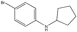 4-bromo-N-cyclopentylaniline Structure