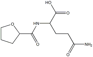 4-carbamoyl-2-(oxolan-2-ylformamido)butanoic acid Structure