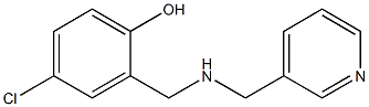 4-chloro-2-{[(pyridin-3-ylmethyl)amino]methyl}phenol Structure